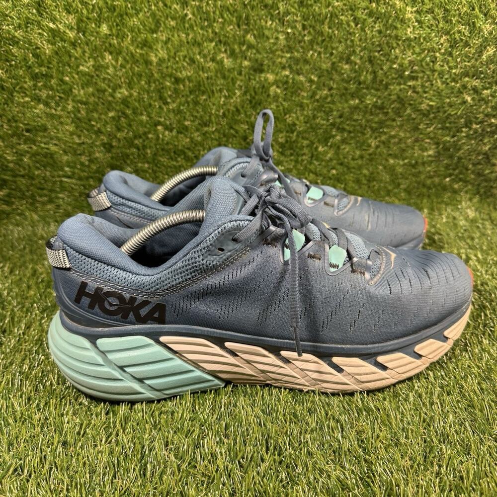 Hoka One One Mens Gaviota 3 1113520 RTAR Blue Running Shoes Sneakers Size 12D